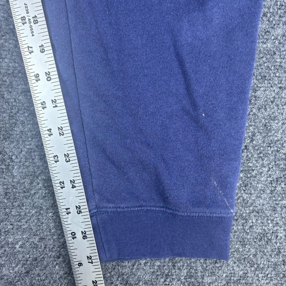 Nike Sportswear Pants Womens 32x27 Midnight Navy Fleece Lined Cotton‎ Drawstring